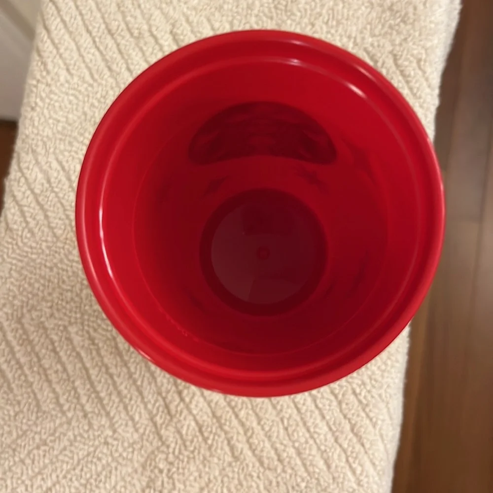 Starbucks 2024 Red White Green Holiday Cup Reusable Dishwasher Safe 16 oz